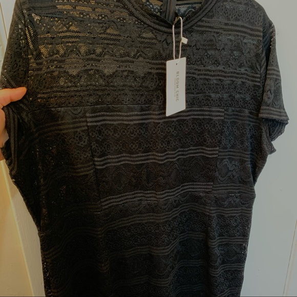 Lace Ruffle Mini Dress - Picture 4 of 6